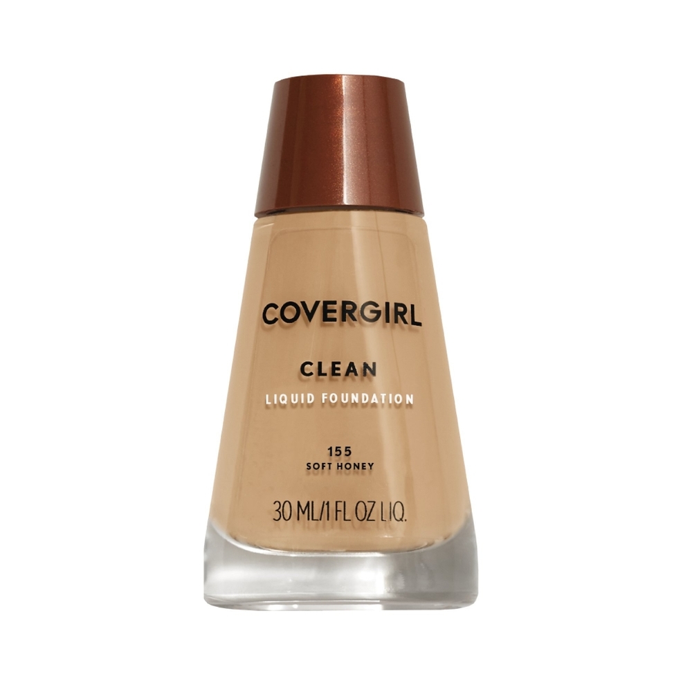 NWT COVERGIRL Clean Makeup Foundation Soft Honey 155,